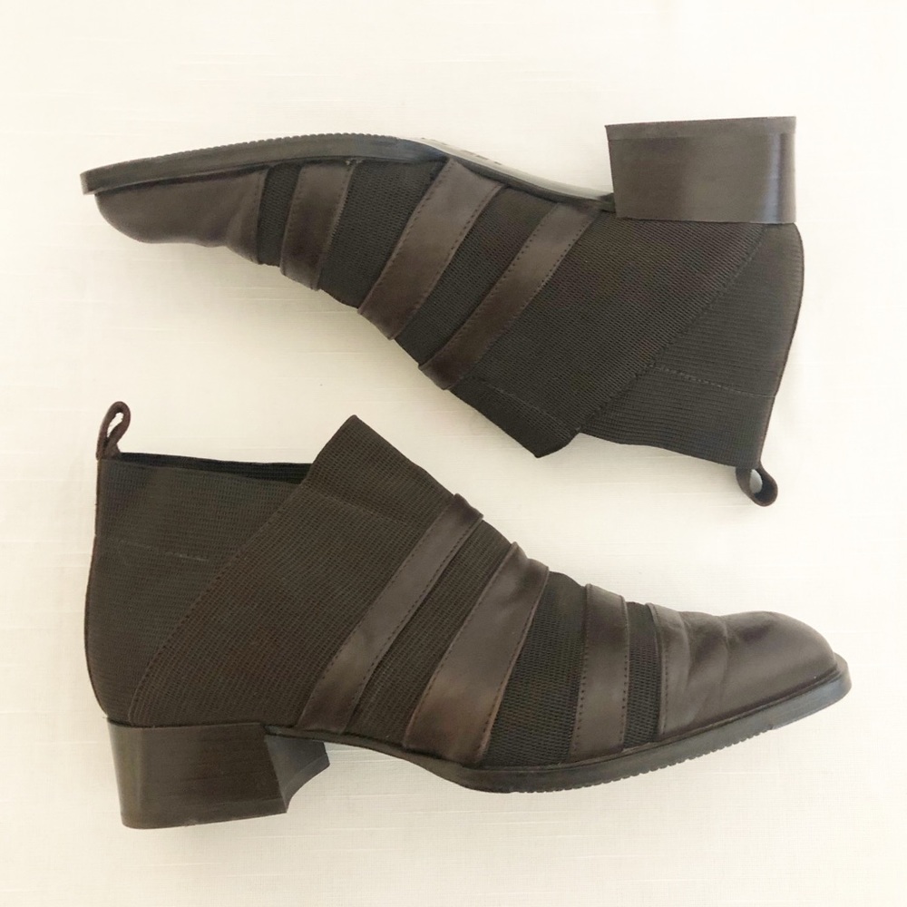 Osvaldo Pericoli brown booties